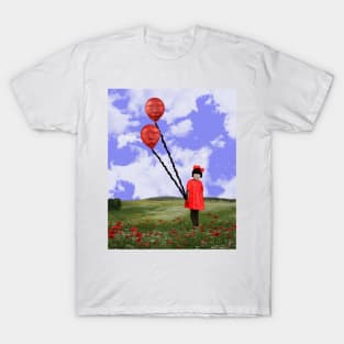 Red Balloon Float T-Shirt